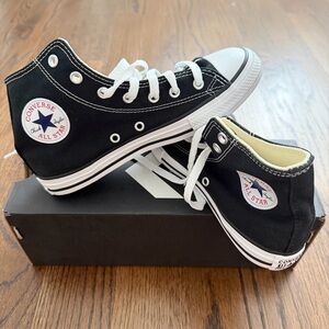 Black Converse All Star High Top Sz 2 Youth Women 5